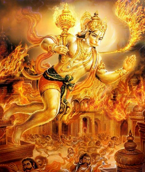 The Burning of Lanka